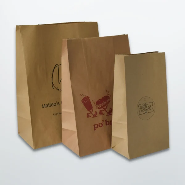Custom Brown Paper Bags