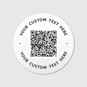 Custom QR Code Stickers