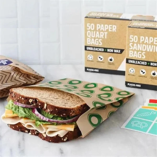 Custom Paper Sandwich Bags