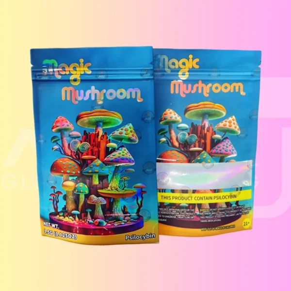 Custom Mushroom Mylar Bags