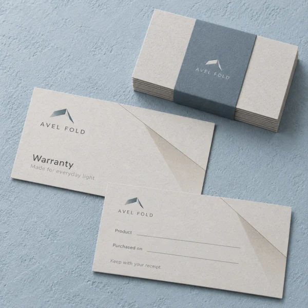 Custom Warranty Cards